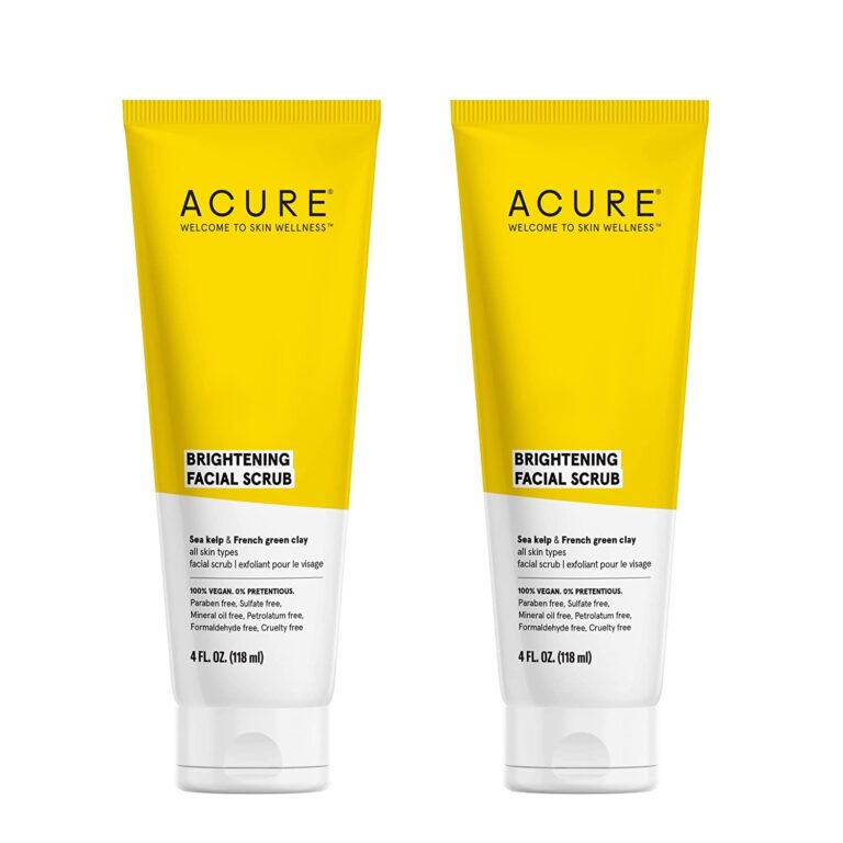 acure face scrub for men and woman
