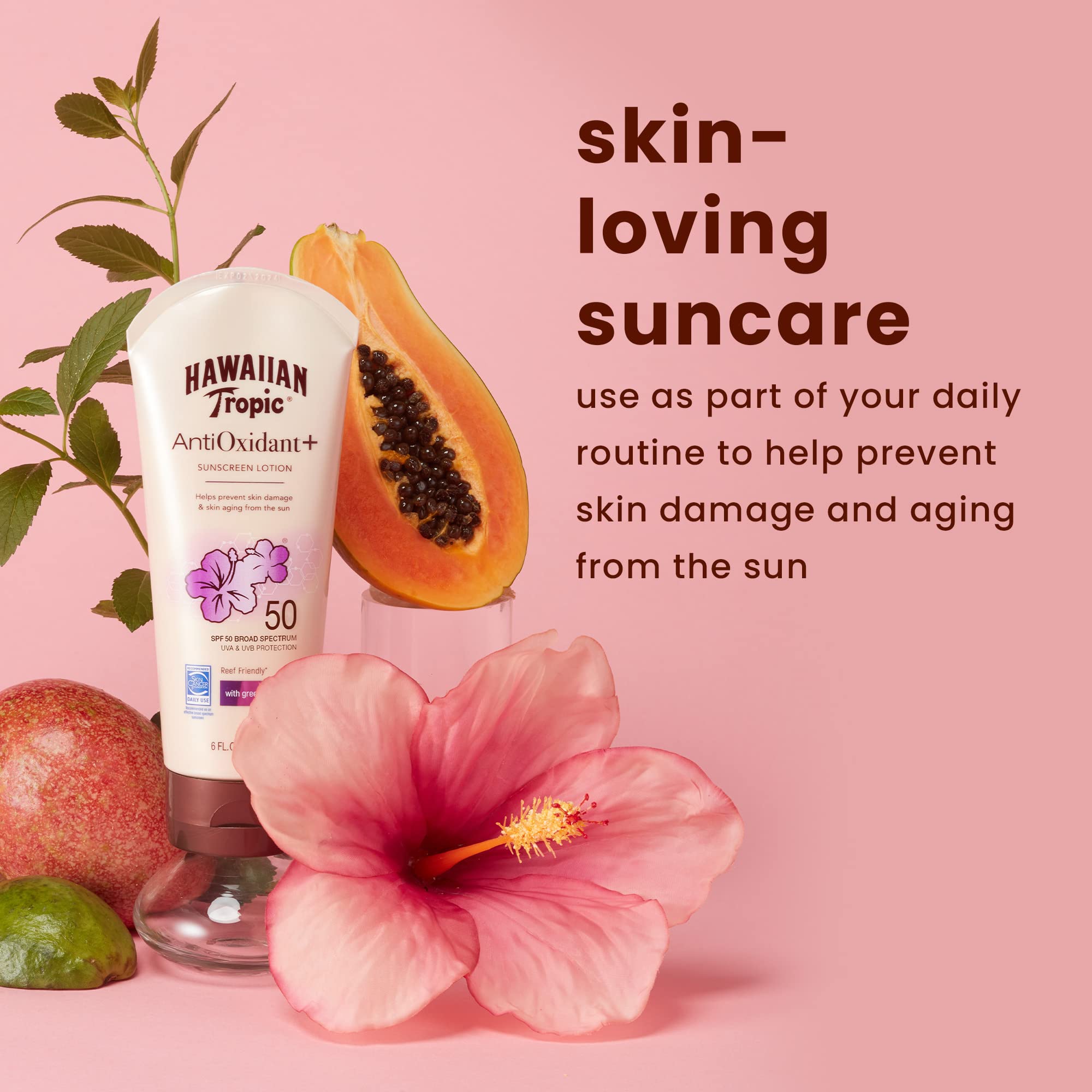 Hawaiian Tropic Antioxidant Sunscreen Lotion